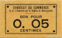 5 Centimes ALGÉRIE Mostaganem 1916 JPCV.01 SPL