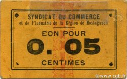 5 Centimes ALGÉRIE Mostaganem 1916 JPCV.04 pr.TTB