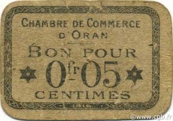 5 Centimes ALGÉRIE Oran 1916 JP.048 TTB