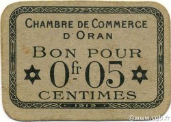 5 Centimes ALGÉRIE Oran 1919 JP.054 pr.NEUF