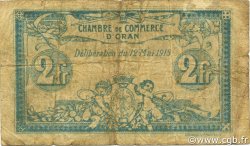 2 Francs ALGÉRIE Oran 1915 JP.141.03 B+