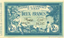 2 Francs ALGÉRIE Oran 1915 JP.141.14 SPL