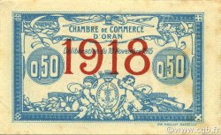 50 Centimes ALGÉRIE Oran 1918 JP.141.19 SUP