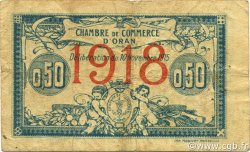 50 Centimes ALGÉRIE Oran 1918 JP.141.19 TB+