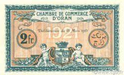 2 Francs ALGERIA Oran 1921 JP.141.29 UNC
