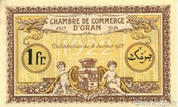 1 Franc ALGÉRIE Oran 1922 JP.141.33 NEUF