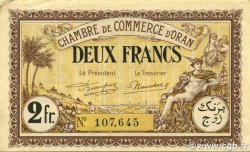 2 Francs ALGÉRIE Oran 1922 JP.141.35 SUP
