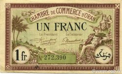 1 Franc ALGÉRIE Oran 1923 JP.141.37 TTB+