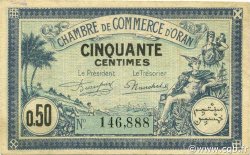 50 Centimes ALGÉRIE Oran 1923 JP.141.38 TTB+
