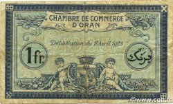 1 Franc ALGÉRIE Oran 1923 JP.141.39 TB