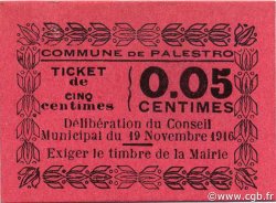 5 Centimes ALGÉRIE Palestro 1916 JPCV.01 SPL