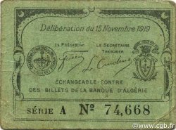 10 Centimes ALGÉRIE Philippeville 1919 JP.142.15 pr.TTB