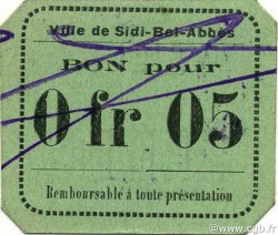 5 Centimes ALGÉRIE Sidi-Bel-Abbès 1916 JPCV.05 SPL