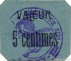 5 Centimes ALGÉRIE Sidi-Bel-Abbès 1916 JPCV.05 SPL