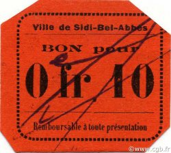 10 Centimes ALGÉRIE Sidi-Bel-Abbès 1916 JPCV.08 pr.NEUF