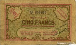5 Francs ALGERIA  1943 K.394 F