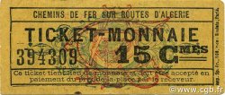 15 Centimes ALGÉRIE Cfra 1920 JPCV.16 TTB