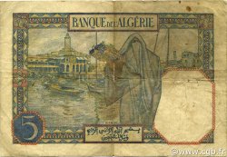 5 Francs TUNISIE  1925 P.08a TB+