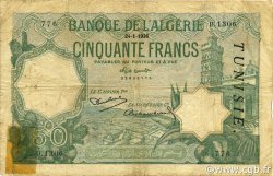 50 Francs TUNISIE  1936 P.09