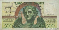 500 Francs TUNISIE  1947 P.25 TTB+