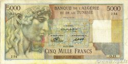 5000 Francs TUNISIE  1949 P.27 TB+