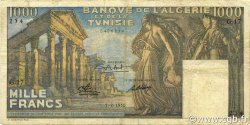 1000 Francs TUNISIE  1950 P.29a TB à TTB