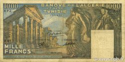 1000 Francs TUNISIE  1950 P.29a TB+