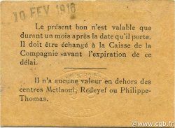 50 Centimes TUNISIE  1916 P.-- SPL
