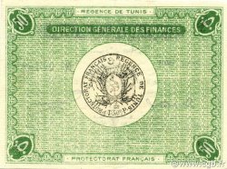 50 Centimes TUNISIA  1918 P.32c AU
