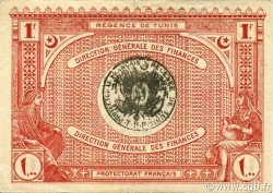 1 Franc TUNISIE  1920 P.49 TTB+