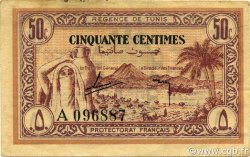 50 Centimes TUNISIE  1943 P.54
