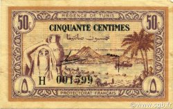 50 Centimes TUNISIE  1943 P.54 TTB+