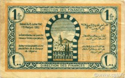 1 Franc TUNISIE  1943 P.55 TTB