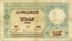 50 Francs MARUECOS  1932 P.19 RC+