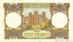 100 Francs MAROC  1932 P.20 TTB