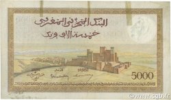 5000 Francs MAROC  1947 P.23c TB