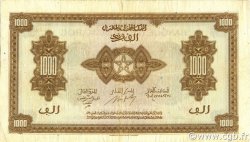 1000 Francs MAROC  1943 P.28 TB