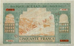 50 Francs MAROC  1943 P.40s TTB+