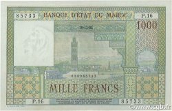 1000 Francs MAROC  1952 P.47