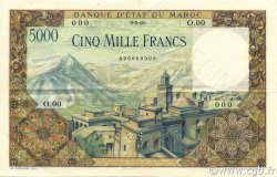 5000 Francs MAROC  1951 P.49s pr.SUP