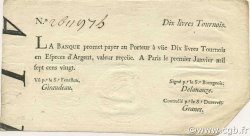 10 Livres Tournois typographié FRANCE  1720 Laf.089 pr.SUP