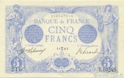 5 Francs BLEU FRANCE  1916 F.02.36 SPL