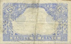 5 Francs BLEU lion inversé FRANCE  1917 F.02bis.04 TB+