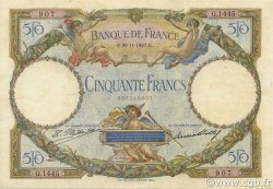 50 Francs LUC OLIVIER MERSON FRANCE  1927 F.15.01 TTB