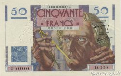 50 Francs LE VERRIER FRANCE  1946 F.20.01Sp pr.SPL
