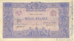 1000 Francs BLEU ET ROSE FRANCE  1913 F.36.27 TTB+