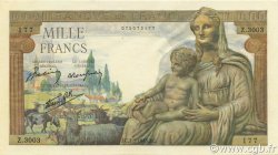 1000 Francs DÉESSE DÉMÉTER FRANCE  1943 F.40.15 NEUF