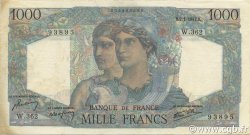 1000 Francs MINERVE ET HERCULE FRANCE  1947 F.41.18