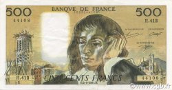 500 Francs PASCAL FRANCE  1993 F.71.52-412