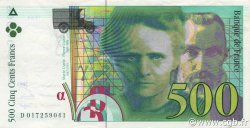 500 Francs PIERRE ET MARIE CURIE sans STRAP FRANKREICH 1994 F.76qua.01
